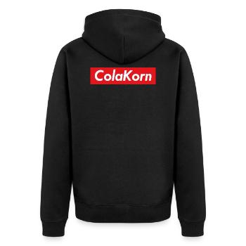 Cola Korn - Veste à capuche bio Premium Unisexe - noir - Dos - Nico (187cm)