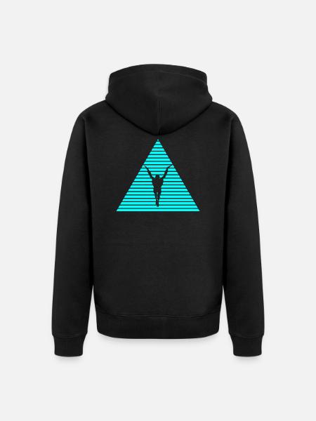 Swimmers swim lifeguards - Unisex Premium Organic Zip Hoodie - black