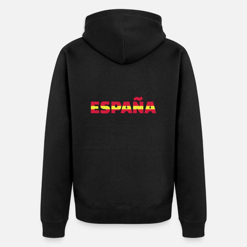 Espana - Veste à capuche bio Premium Unisexe - noir