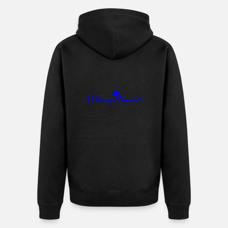princesse passager - Veste à capuche bio Premium Unisexe - noir