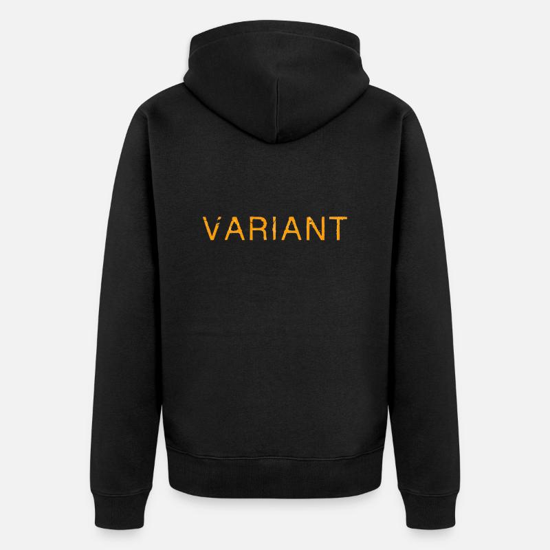 Variant loki - Unisex Premium Bio Zip Hoodie - Schwarz
