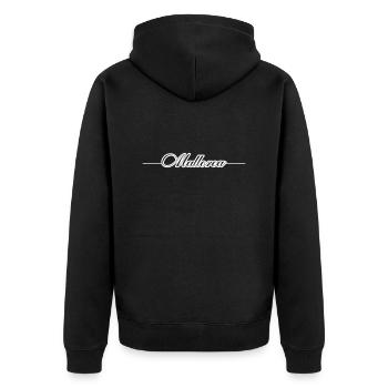 Ligne Mallorca - Veste à capuche bio Premium Unisexe - noir - Dos - Nico (187cm)