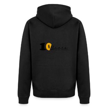 Jahrgang 2014 Lustig 10 Jahre Bday Männer Frauen - Unisex Premium Bio Zip Hoodie - Schwarz - Hinten - Nico (187cm)