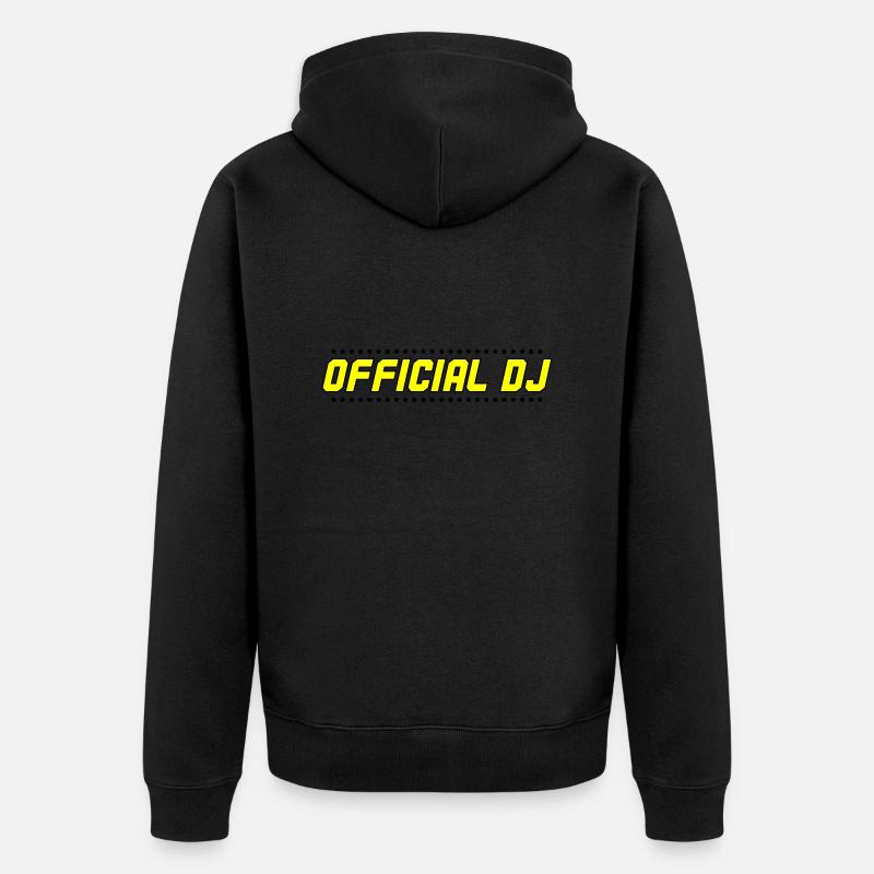DJ officiel 002 - Veste à capuche bio Premium Unisexe - noir