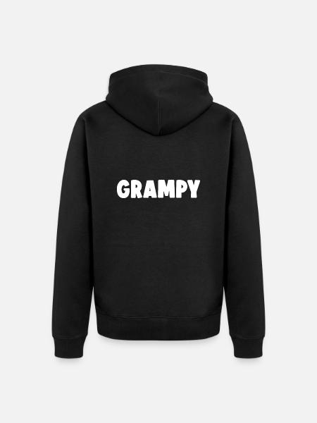 GRAMPY - Veste à capuche bio Premium Unisexe - noir