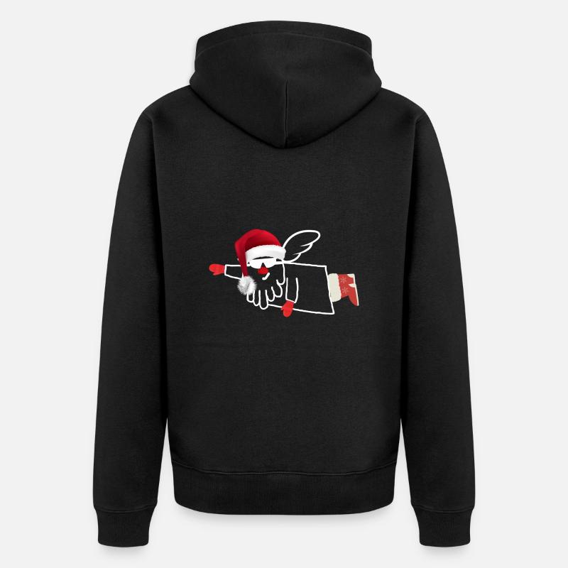 Rocher Claus - Veste à capuche bio Premium Unisexe - noir
