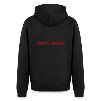 HEAVY METAL - Veste à capuche bio Premium Unisexe - noir - Dos - Nico (187cm)