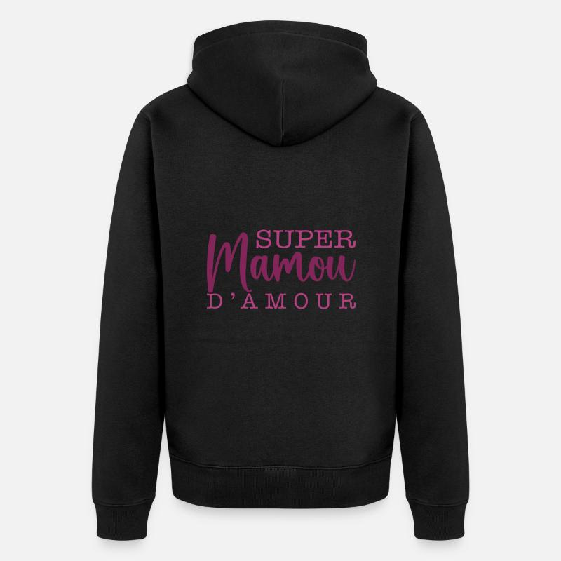 Super Mamou D'amour - Veste à capuche bio Premium Unisexe - undefined