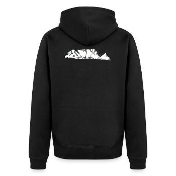 Afrique Table Mountain Cape Town Idée cadeau - Veste à capuche bio Premium Unisexe - noir - Dos - Nico (187cm)
