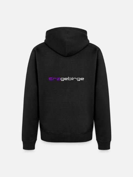 Erzgebirge - Unisex Premium Bio Zip Hoodie - Schwarz
