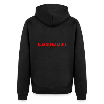 Luziwuzi - Ludwig Viktor d’Autriche - Veste à capuche bio Premium Unisexe - noir - Dos - Nico (187cm)