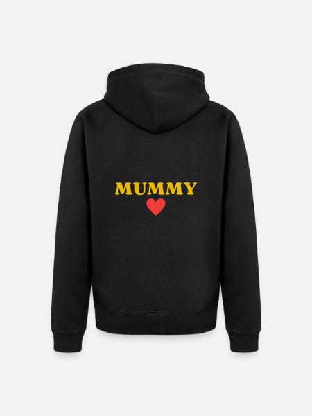 Best Mummy ever - Unisex Premium Bio Zip Hoodie - Schwarz
