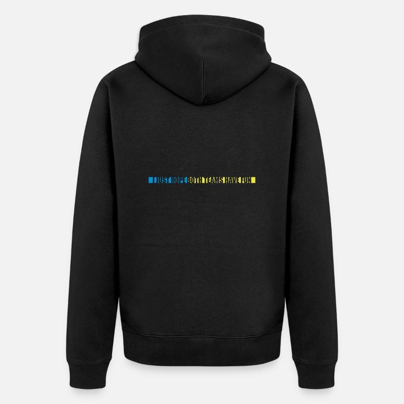 Both Teams Have Fun - Unisex Premium Bio Zip Hoodie - Schwarz