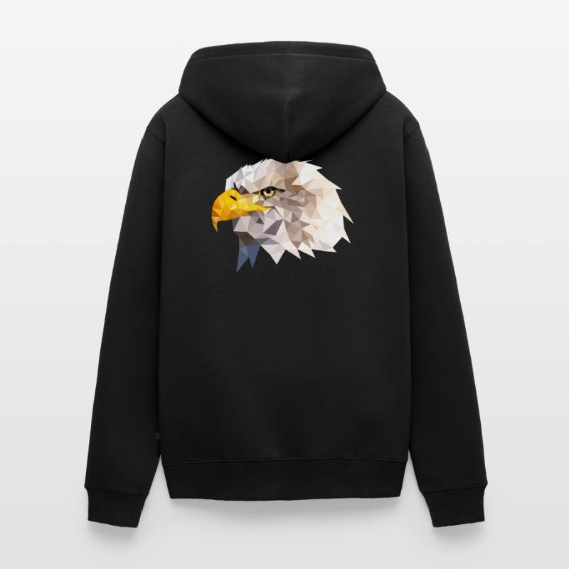 Bald Eagle Sea Eagle American Eagle Eagle Unisex Premium Organic Zip Hoodie