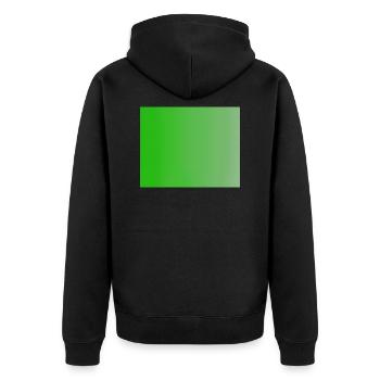 couleur - Veste à capuche bio Premium Unisexe - noir - Dos - Nico (187cm)