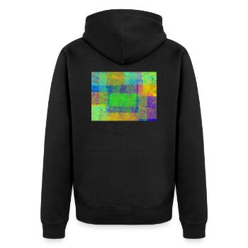 ART design - Veste à capuche bio Premium Unisexe - noir - Dos - Nico (187cm)