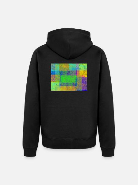 ART design - Unisex Premium Organic Zip Hoodie - black