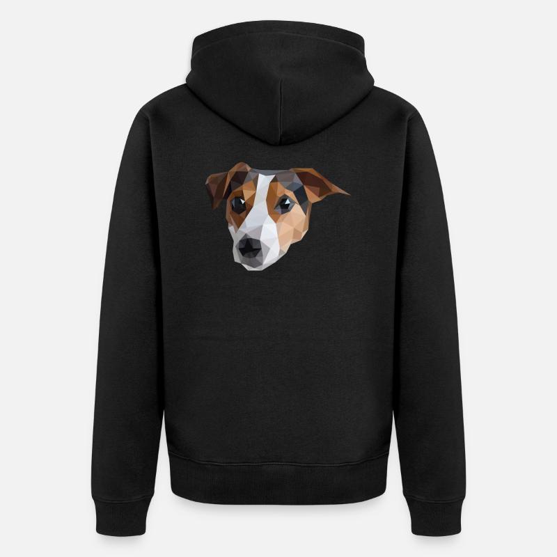Jack Russel - Veste à capuche bio Premium Unisexe - noir