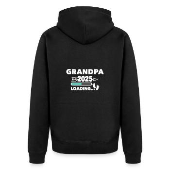 Grand-père 2025 - Veste à capuche bio Premium Unisexe - noir - Dos - Nico (187cm)