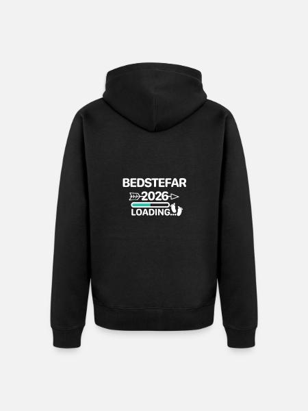 Opa 2026 danisch - Unisex Premium Bio Zip Hoodie - Schwarz
