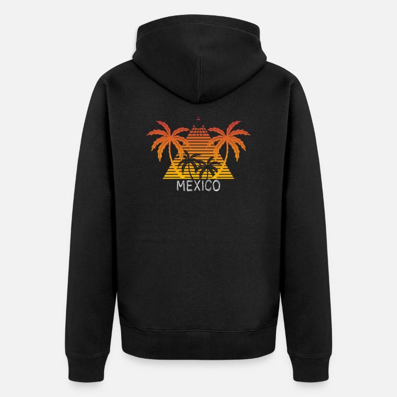 Mexique - Veste à capuche bio Premium Unisexe - noir