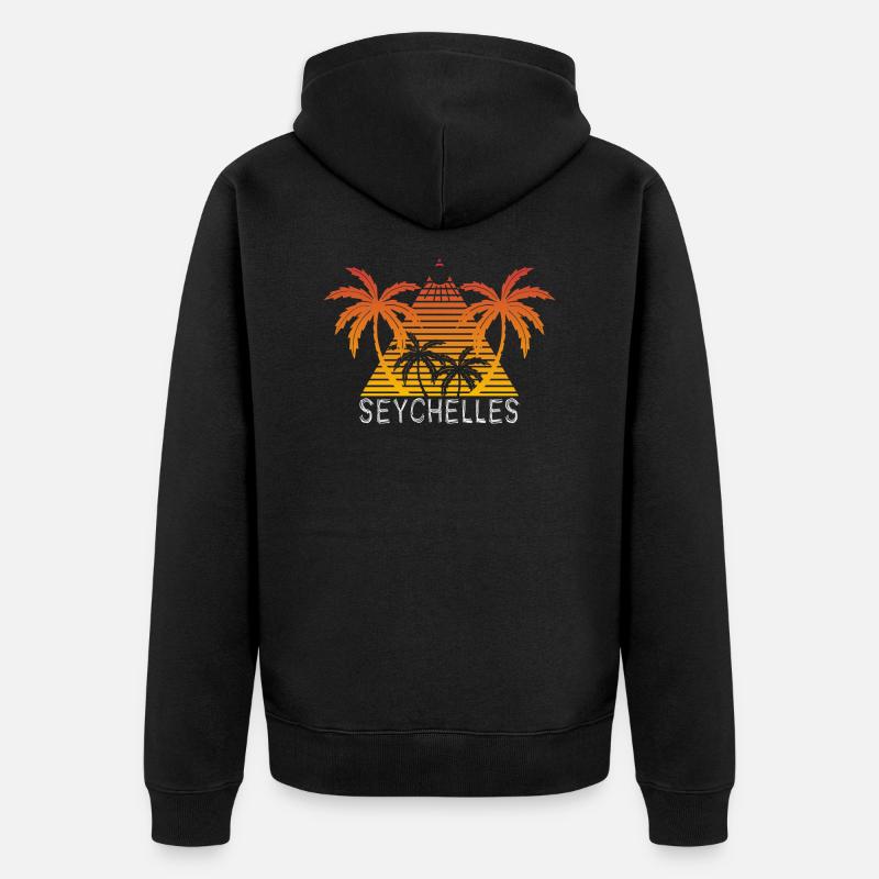 Seychelles - Veste à capuche bio Premium Unisexe - noir