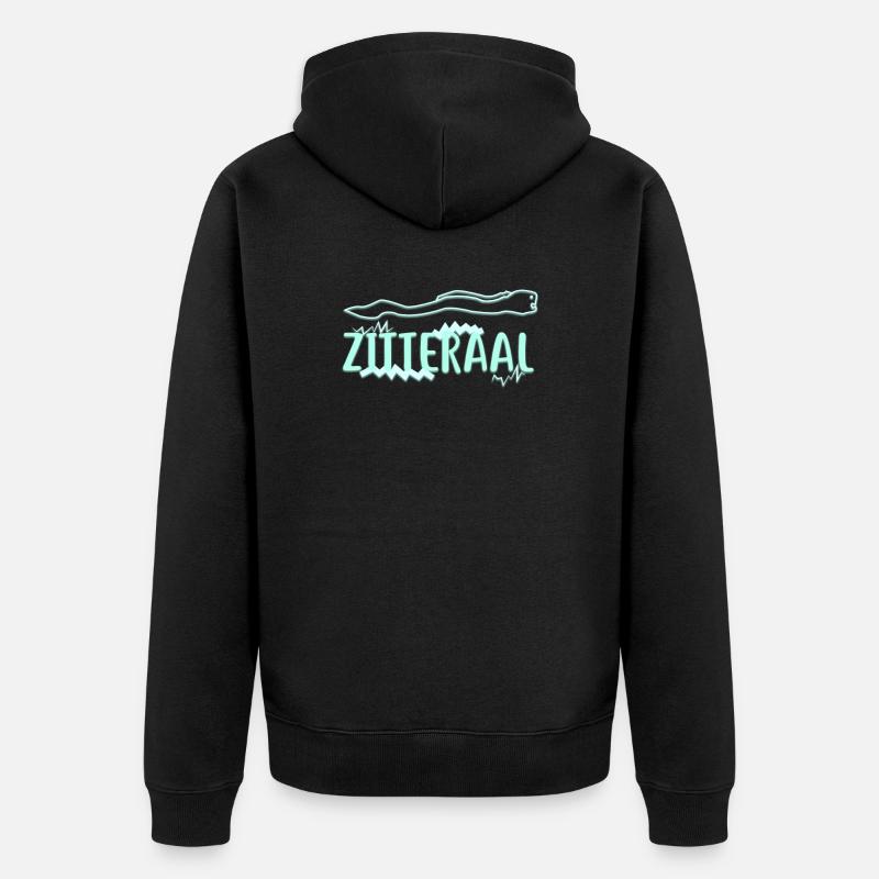 Zitteraal - Veste à capuche bio Premium Unisexe - noir