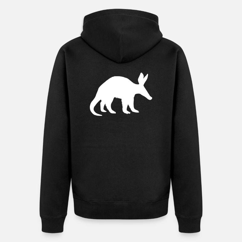 Cadeau Aardvark - Veste à capuche bio Premium Unisexe - noir