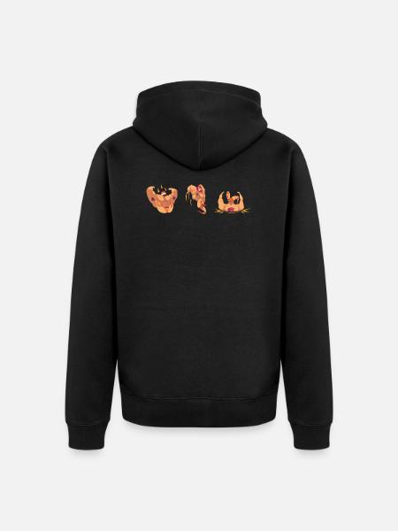 Catch Oups - Veste à capuche bio Premium Unisexe - noir