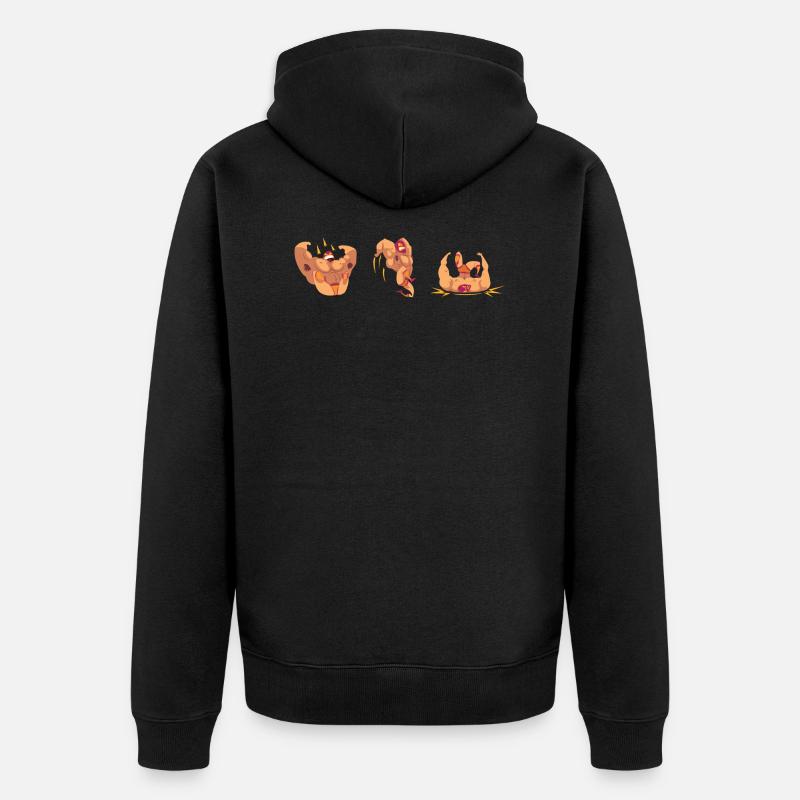 Catch Oups - Veste à capuche bio Premium Unisexe - noir