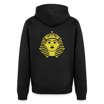 pharaon - Veste à capuche bio Premium Unisexe - noir - Dos - Nico (187cm)