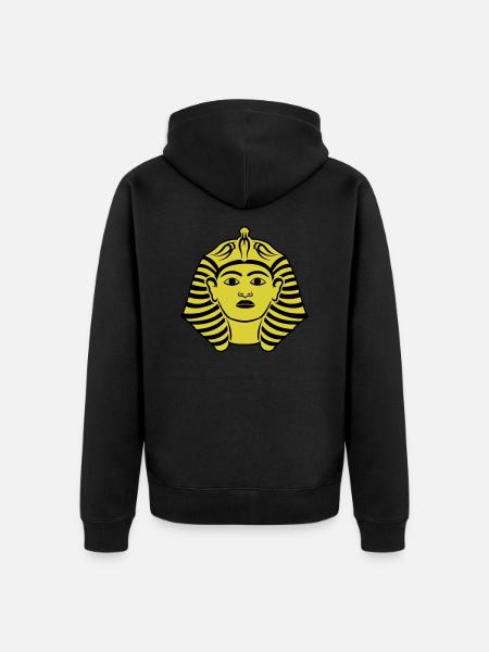 pharaoh - Unisex Premium Organic Zip Hoodie - black