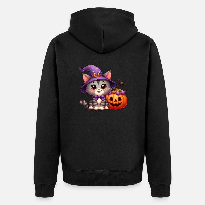 chhalloween - Veste à capuche bio Premium Unisexe - noir