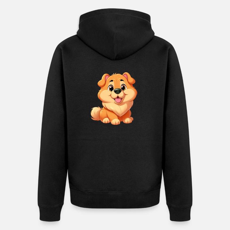 chowchow - Veste à capuche bio Premium Unisexe - noir