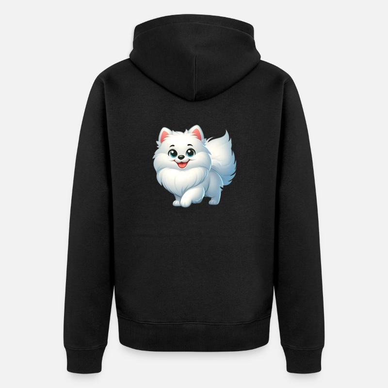 spitz 5 - Veste à capuche bio Premium Unisexe - noir