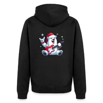 polar bear 6 - Veste à capuche bio Premium Unisexe - noir - Dos - Nico (187cm)