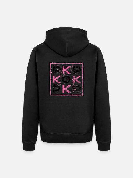K-POP - Korea Pop - Unisex Premium Organic Zip Hoodie - black