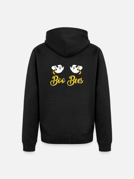 Boo Bees - Veste à capuche bio Premium Unisexe - noir