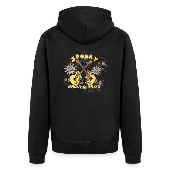 Étrange - Veste à capuche bio Premium Unisexe - noir - Dos - Nico (187cm)
