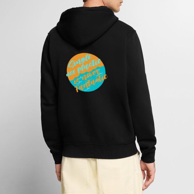 Avoid plastic Unisex Premium Organic Zip Hoodie