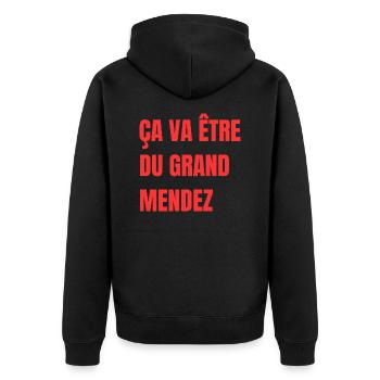 ça va être du grand mendez - Veste à capuche bio Premium Unisexe - noir - Dos - Nico (187cm)