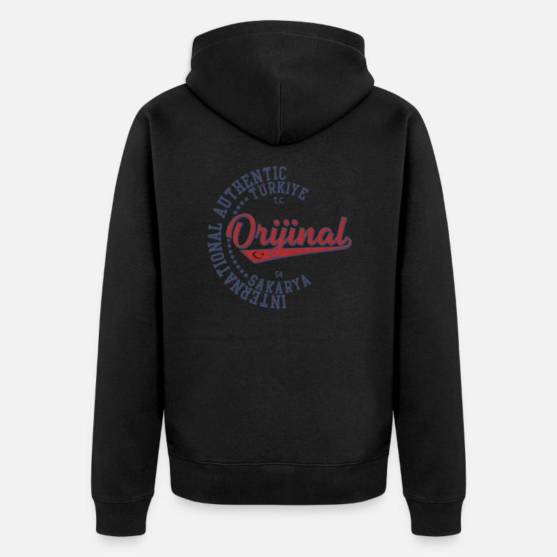 sakarya 54 - Veste à capuche bio Premium Unisexe - noir