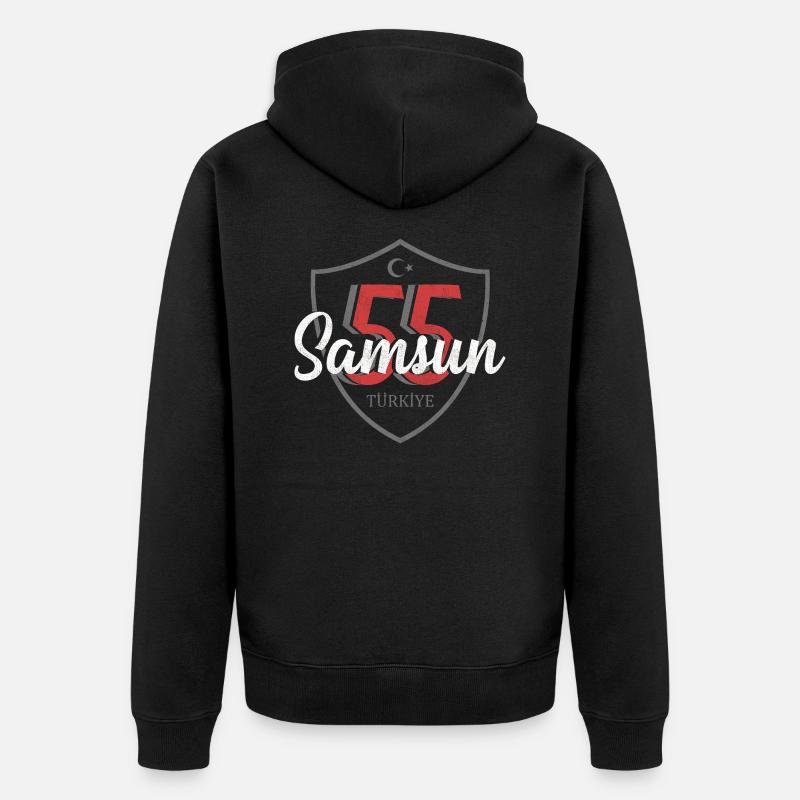 Samsun - Veste à capuche bio Premium Unisexe - noir