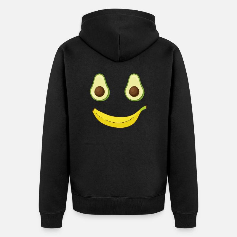 BANANE D’AVOCAT TROPICALE - Veste à capuche bio Premium Unisexe - noir