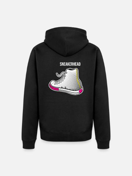 Sneakhead - Unisex Premium Bio Zip Hoodie - Schwarz