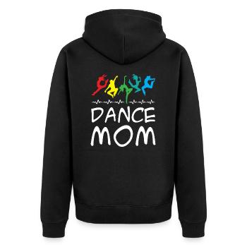 Maman danseuse - Veste à capuche bio Premium Unisexe - noir - Dos - Nico (187cm)