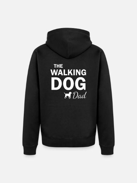 Dog Hund - Unisex Premium Organic Zip Hoodie - black