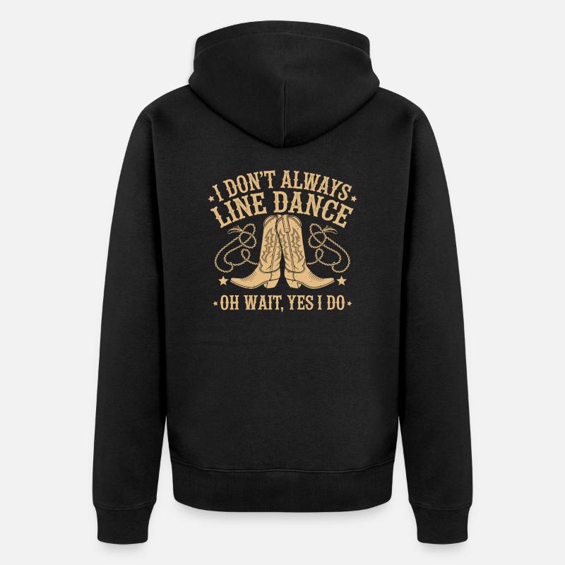 Danser avec passion - Veste à capuche bio Premium Unisexe - noir