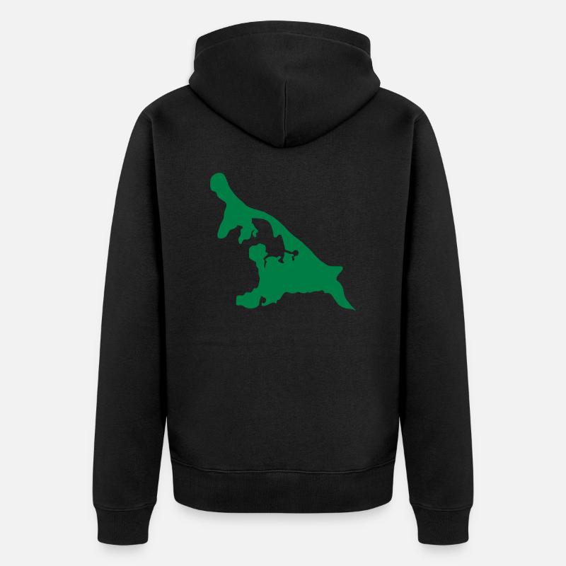 Usedom - Veste à capuche bio Premium Unisexe - noir