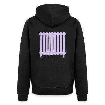 radiateur - Veste à capuche bio Premium Unisexe - noir - Dos - Nico (187cm)